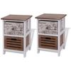 VidaXL Bedside Tables 2 Pcs In Wood
