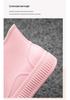 Women's Korean Style Non-Slip Waterproof Rain Boots with Cotton Padding - Casual Outdoor Rubber Shoes
