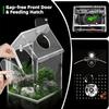 Spider Terrarium Escape-Proof Acrylic Habitat Isolation Tank Jumping Spider Terrarium for Family Friends Small Reptiles Animals