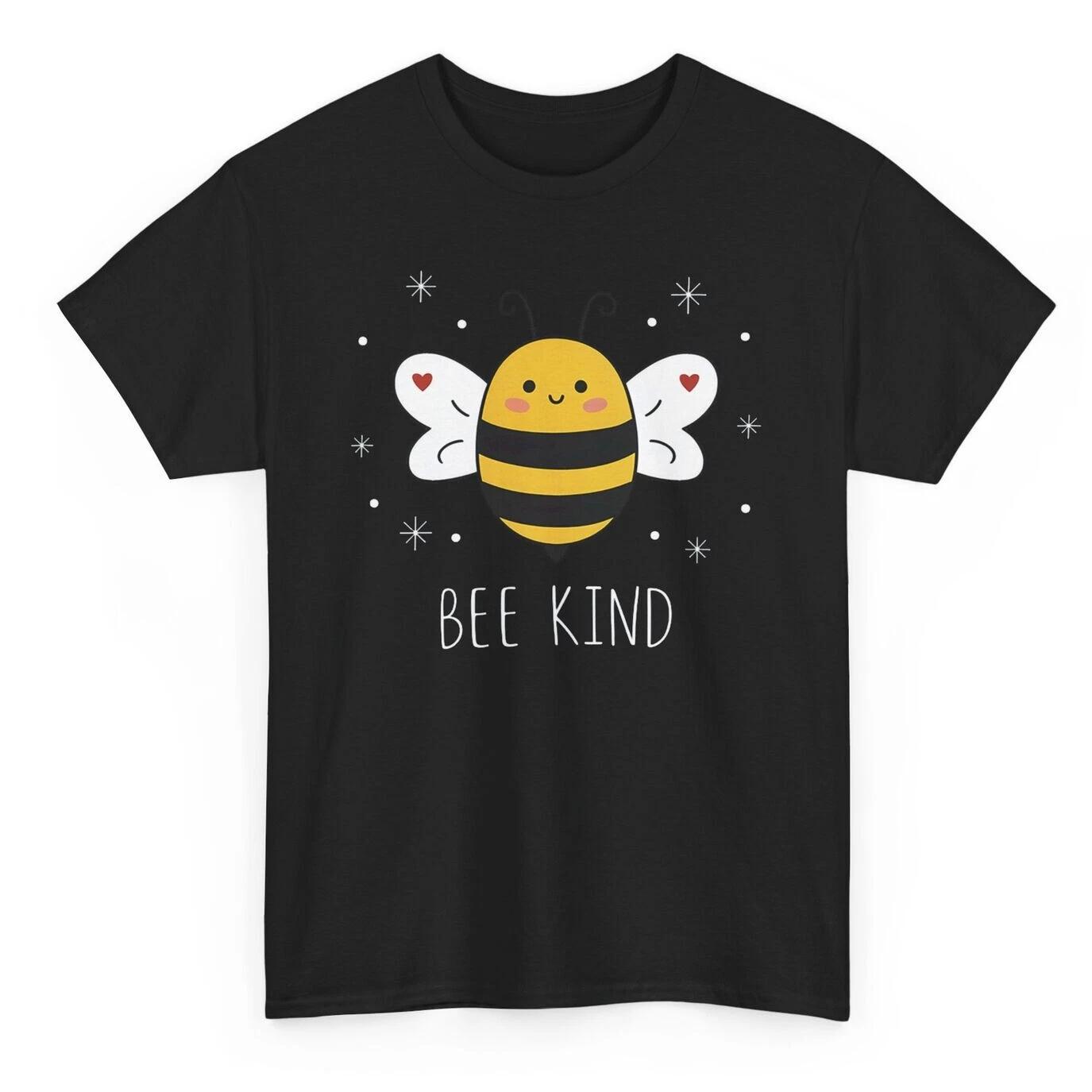 Be Kind Cute T-shirt - Bumble Novelty Inspirational Bee Graphic Tee S