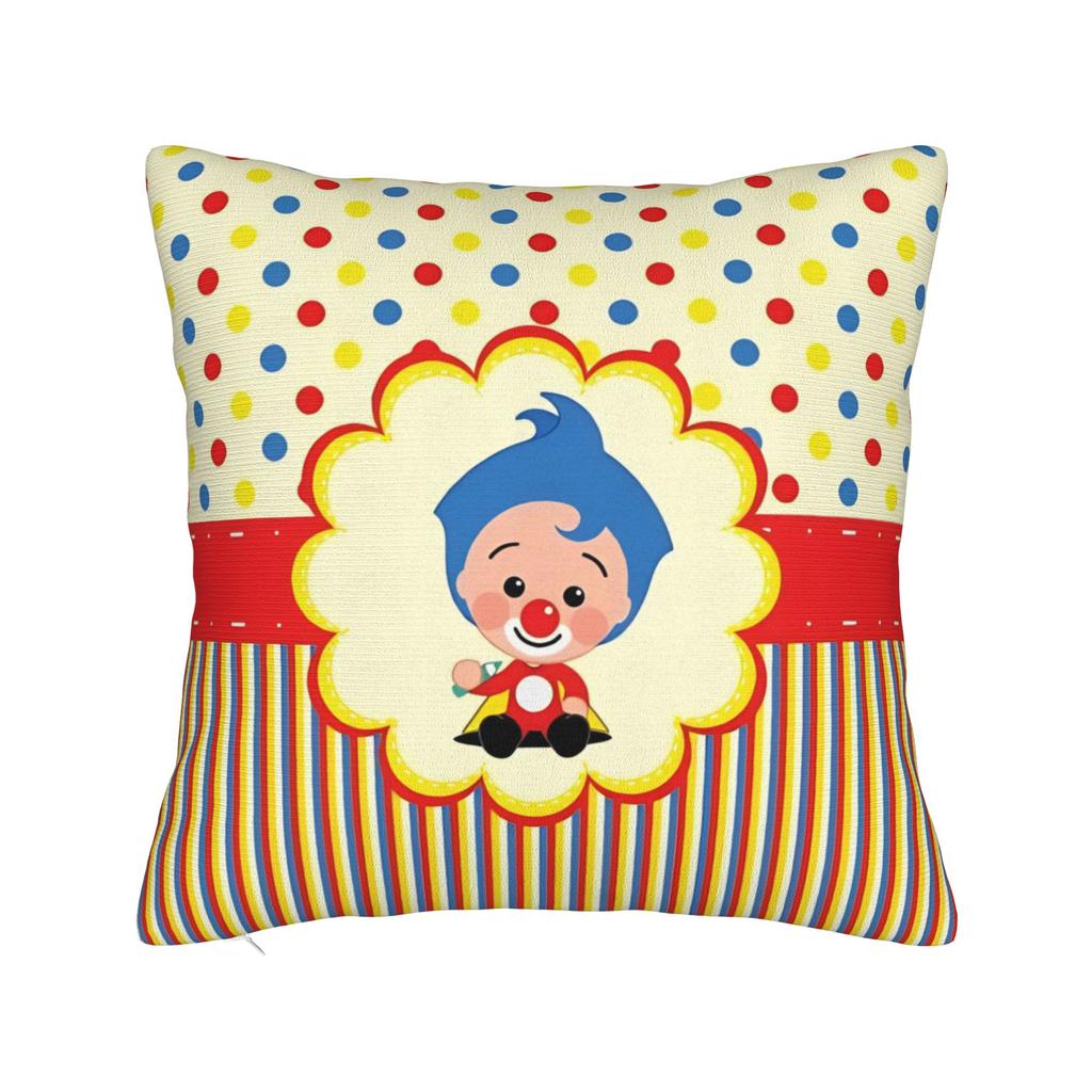 SSimon Cat Square Pillow Cases Cartoon Humorous Cat Cushion Cover Zippered Decorative Throw Pillow Case Cover for Home x