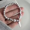 Xiaomi 100% Solid 925 Sterling Silver Metal Bracelet for Women Vintage Handmade Simple Pearl Bracelet Birthday Gift Party