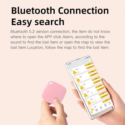 Mini Bluetooth 5.0 Tracker AntiLost Gerät Runde Haustier Kinder Tasche Brieftasche Tracking Smart Finder Locator