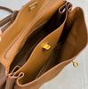 2025 New Genuine Leather Women's Bag Two-layer Cowhide Frosted Leather R-o-d-eo Casual Large Capacity Bag