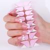16Tips French Baking-FreeNail Polish Stickers Glitter Stripes Self-Adhesive Full Cover Nail Wraps DIY Manicures Decoration Decal