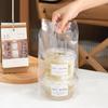 10 Pezzi 230/350/500/700ml Tazze Usa e Getta per Insalata Plastica Trasparente A Prova di Perdite Tazze per Dessert Con Coperchio Con Coperchio