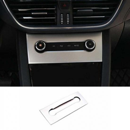 Console AC Switch Control Panel Trim 1PCS For Ford Escape Kuga - Silver