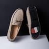 Autumn new leather Doudou shoes breathable lazy shoes personalized driving shoes