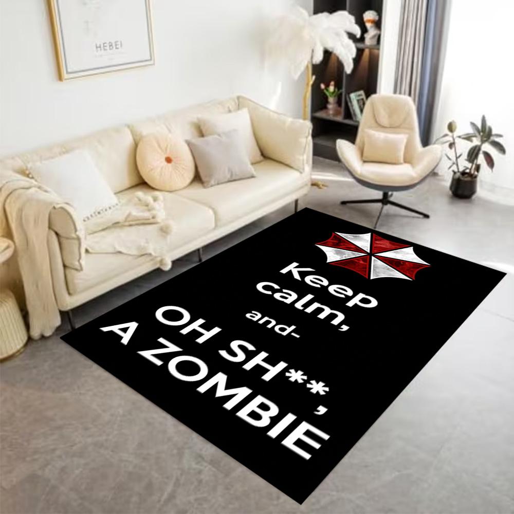 Resident Evil: Regenschirm Belagerung Teppich Geeignet für Dekorieren Zimmer Spielzimmer Wohnheim Outdoor Antirutsch Teppich Anime Büro Dekor