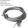 10 Stück 1,75 m Bremsinnenzüge Hart schneidbarer Edelstahl High-End Kern Bremsleitungen