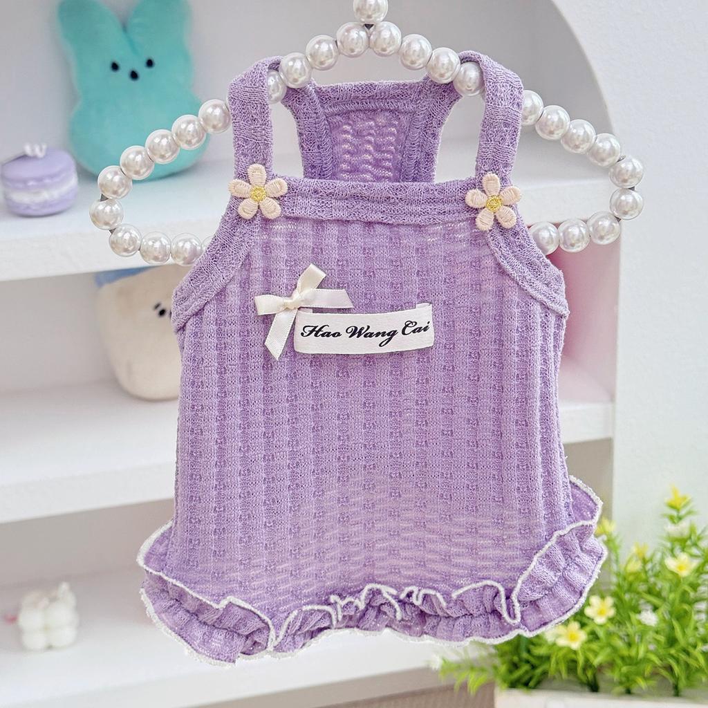 Summer Thin and Breathable Teddy Bichon Frise Dog and Cat Pet Clothing