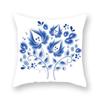 Blue Mandala Flower Geometric Print Pillowcase Living Room Sofa Bedroom Car Office Cushion Cover Home Decoration Ornament