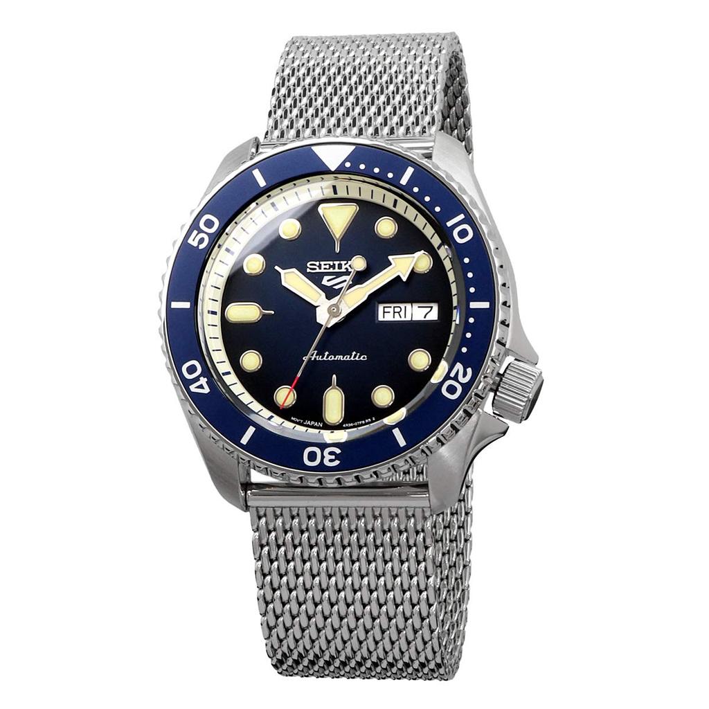 Seiko 5 Sports Automatic Limited Edition Men's Wristwatch SRPD71 Blue