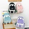 Three-piece Backpack Set Cat Ears Female Large Capacity School Bag Student Backpack