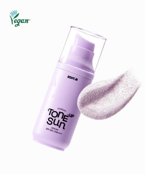 [EDIT.B] Sunday Violet Tone-Up Sun Serum 55ml [SPF50+/PA++++]