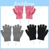Rechargeable Heated Usb Gloves Usb Heating Mittens Winter Washable Half Hand Warmers Electric Thermal Gloves For Cold Weather