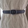 Color Genuine Solid Leather Belt Women Alloy Closure Fashion Summer Wardrobe