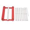 Center Gauge Woodworker Straight Hole Locator Precise Positioning Center Finder Tool