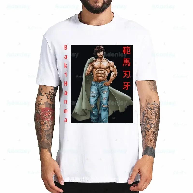 Yujiro Baki Fighter Anime Summer Fashion Shirt Graphic Hanma Grappler Fighting T Shirt Women Oneck Tees Funny Tshirt