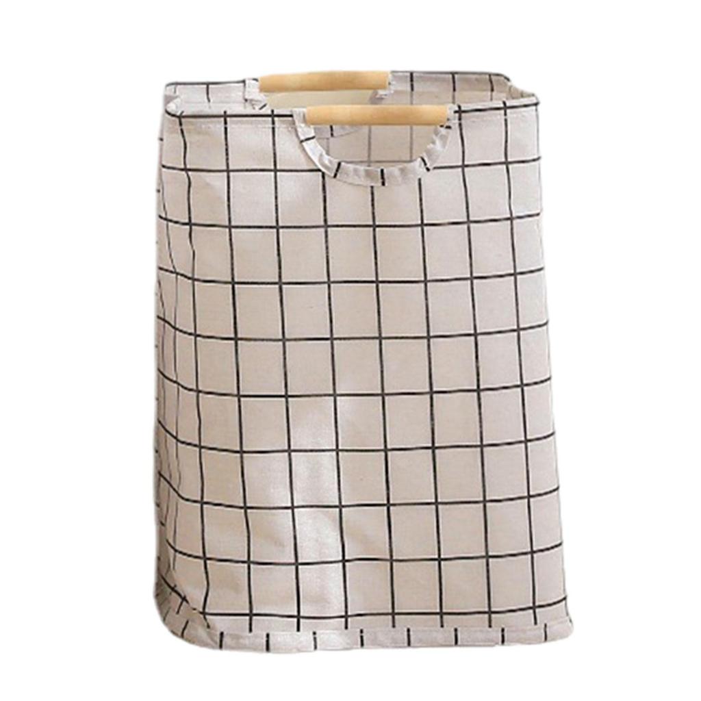 Clothes Storage Basket Freestanding Laundry Bin Multifunction Folding Washing