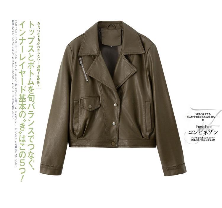 Damen Neue Slim Fit Lammlederjacke - High-End Marke, Frühling & Herbst Kollektion