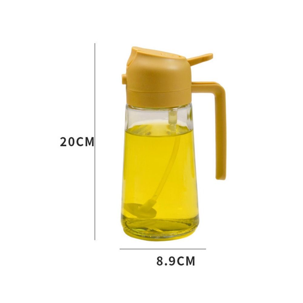 Pulverizare/turnare din sticlă Sticlă de ulei cu pulverizare Dozator de ulei pentru gătit Sticlă cu pulverizare pentru ulei de gătit