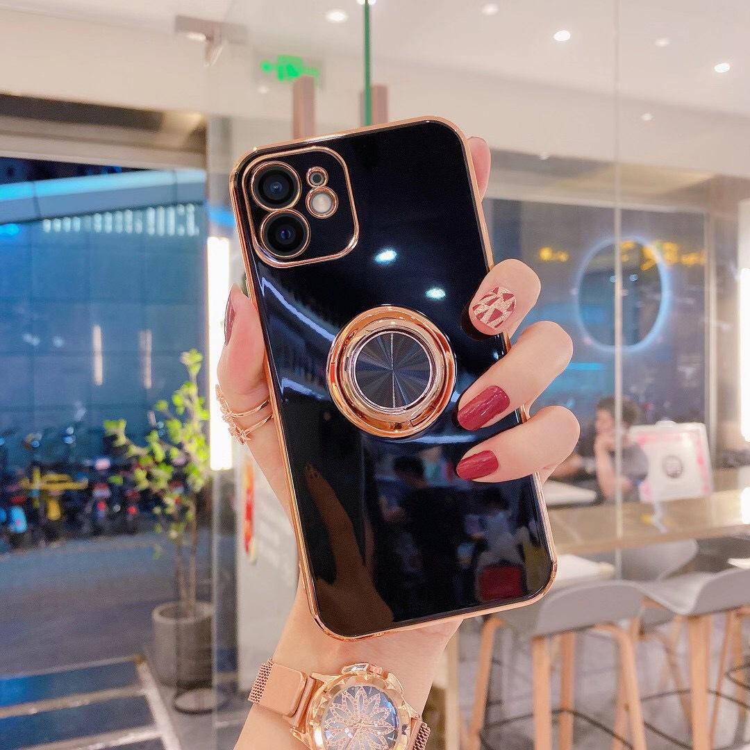 

Magnetic Ring Bracket Electroplated Case for iPhone 11/12/13 Pro/14/15/XR/XS Max iPhone 13