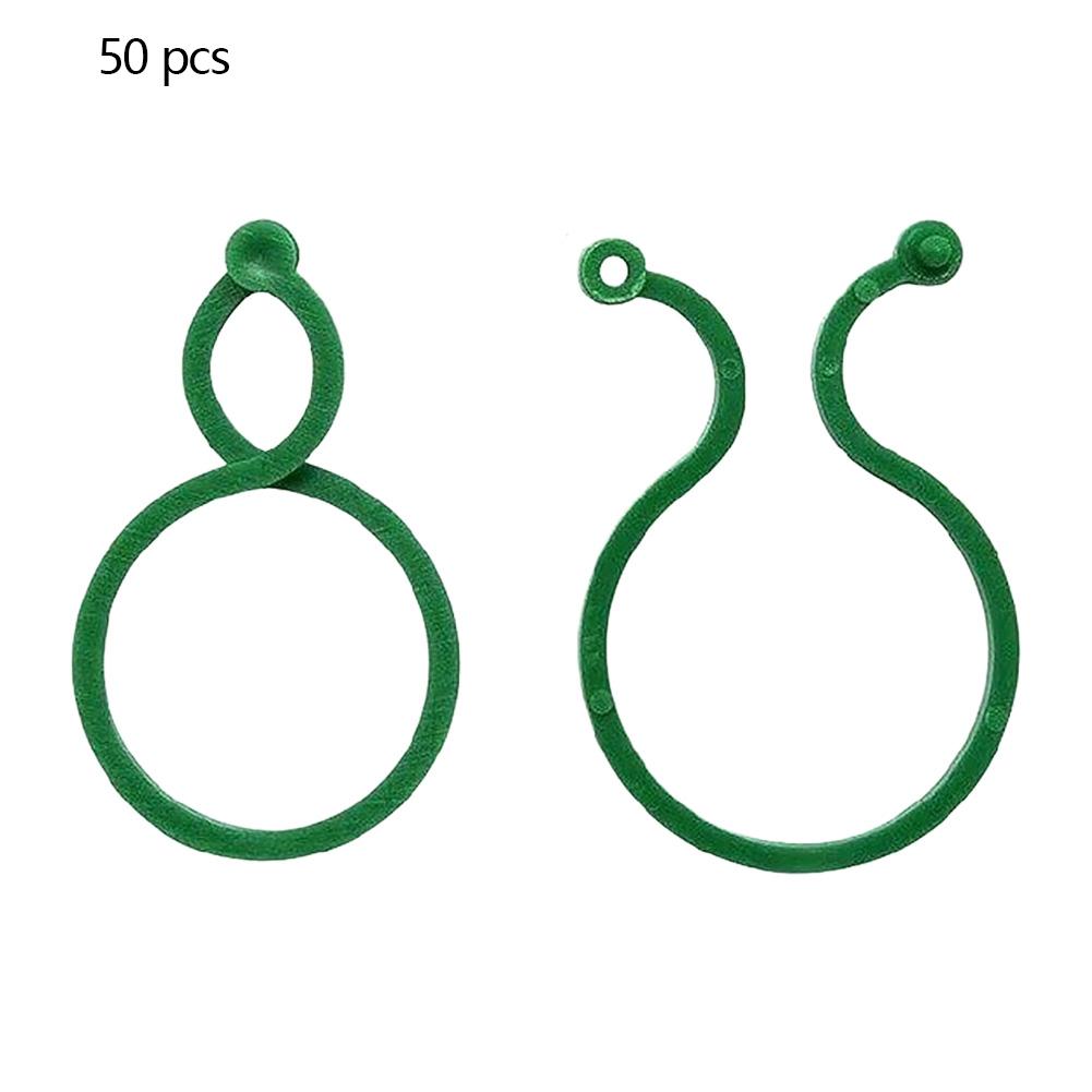 

50/100/200 шт. пряжек для тыквы, многоразовые зажимы для обвязки виноградной лозы, многофункциональные держатели для растений, решетчатые зажимы для томатов и огурцов