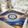 Design Calcio Leeds United Tappeto in Velluto di Cristallo Accogliente Non?Tappeto Stampato Antiscivolo per Camera da Letto Soggiorno Ingresso