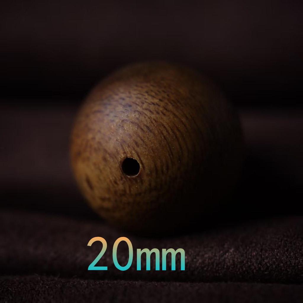 Natural Green Qinan Agarwood Bracelet: Loose Prayer Beads & DIY Accessories, 9/10 Size Beads