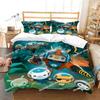 Duvet The Octonauts Cartoon Pillowcase Bedding Set Adult Boy Girl Bedroom Decoration Children Gift Single Double Large Size