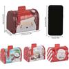 Christmas Santa Mailbox, 4 Pieces Large Tin Box,