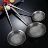 Large Stainless Steel Colander Fine Holes Skimmer Long Handle French Fries Strainer Home Gadget Kitchen Utensils Cooking Tools