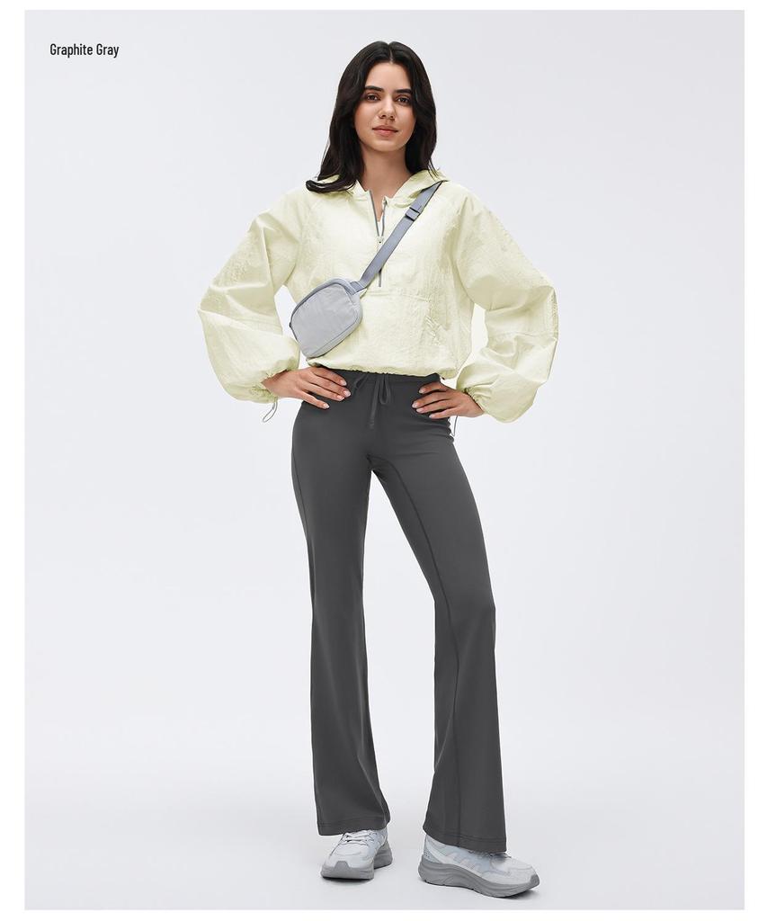 High-Waisted Flared Pants: Butt Lifting & Tummy Control, Slimming Fitness Yoga Pants for Spring/Summer