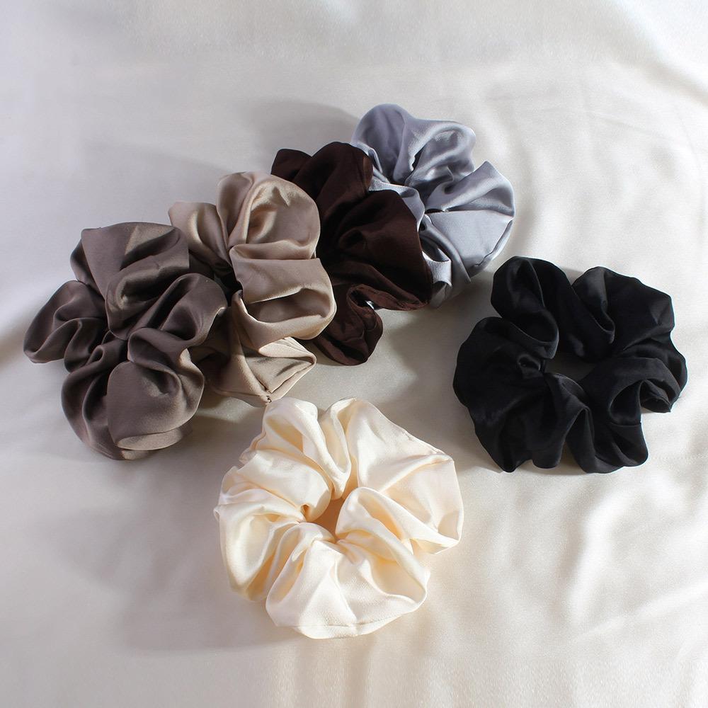 Neues französisches großes Haargummi Hohe Elastizität Haarbund für Damen High-End Scrunchie Ins