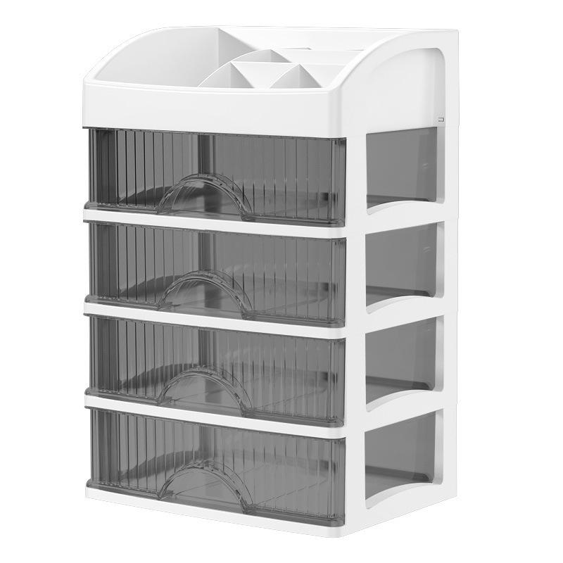 Multi-Layer Desktop Storage Organizer for Hair Accessories, Cosmetics, Jewelry, and Stationery Drawer Box.