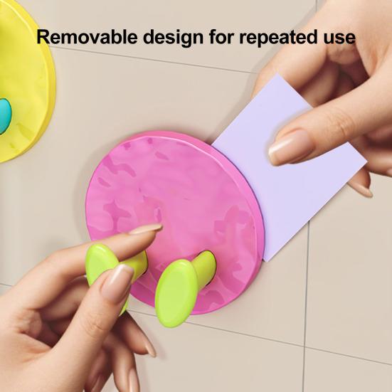 3Pcs Self Adhesive Power Cord Hooks Colorful Cable Organizer Stick on Wall Power Cable Hooks No Drill Charging Head Hook for Kitchen Garage Wire