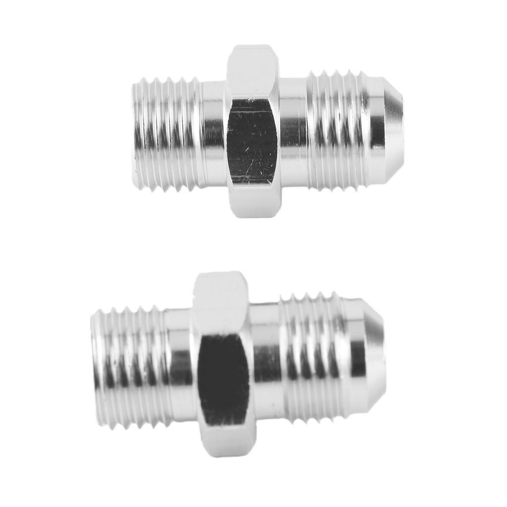 Pair Transmission Cooler Adapter Fittings ‑6AN to 1 4in NPSM 316‑3000833 for GM TH350 TH400 4L60E 4L70E 700R4 TR6060