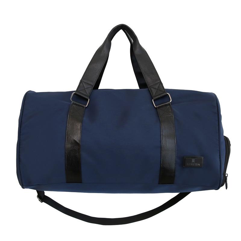 

The Same Style for Men and Women, Simple Casual and Large Capacity Travel Package Dry and Wet Separation Fitness Bag Belt Shoe Bin синий