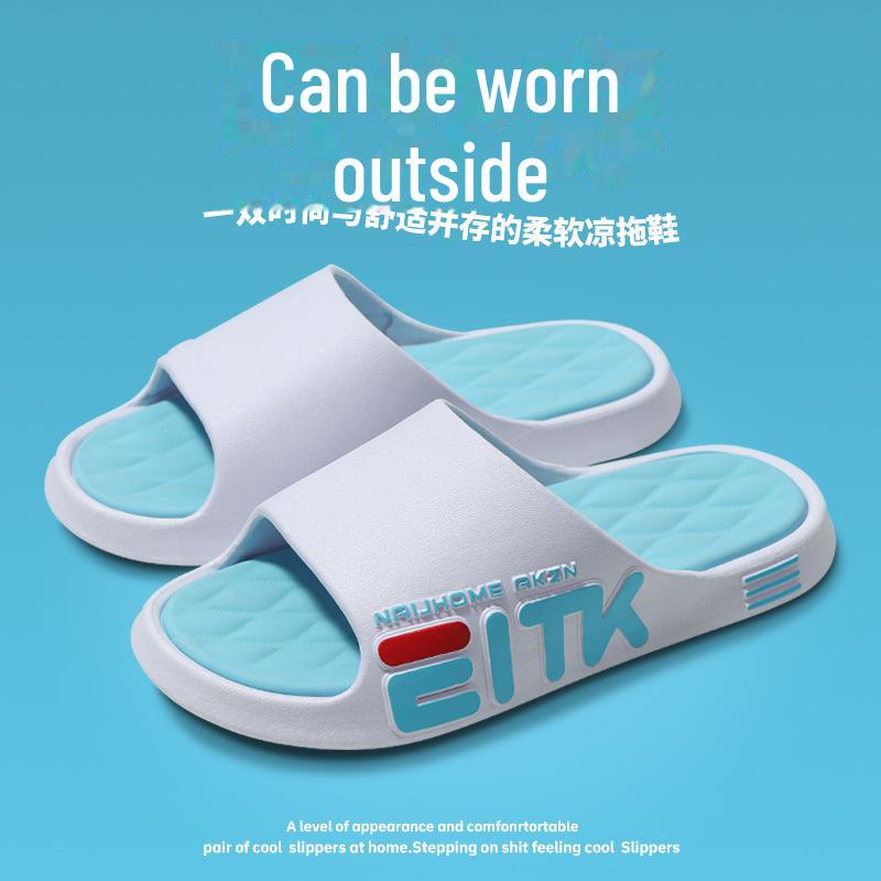 

Мужские летние нескользящие спортивные сандалии с толстой подошвой — идеально подходят для пляжа, баскетбола и активного отдыха Size 42/43 синий