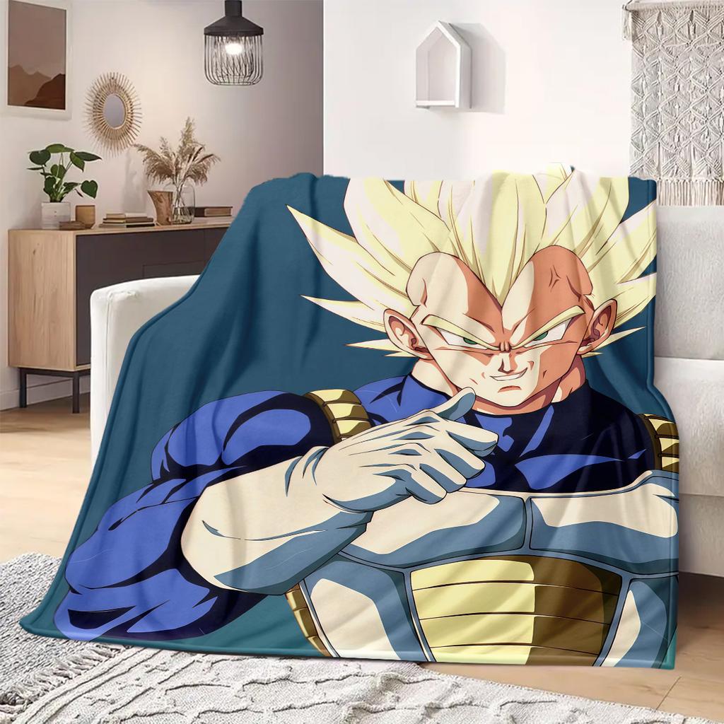 Vegeta Print Blanket Warm Comfortable Flannel Blanket Suitable for Bedrooms,Sofas, Beds,Chairs,Travel -QIAO148