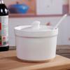 Xi Dian Ceramic Pure White Seasoning Jar