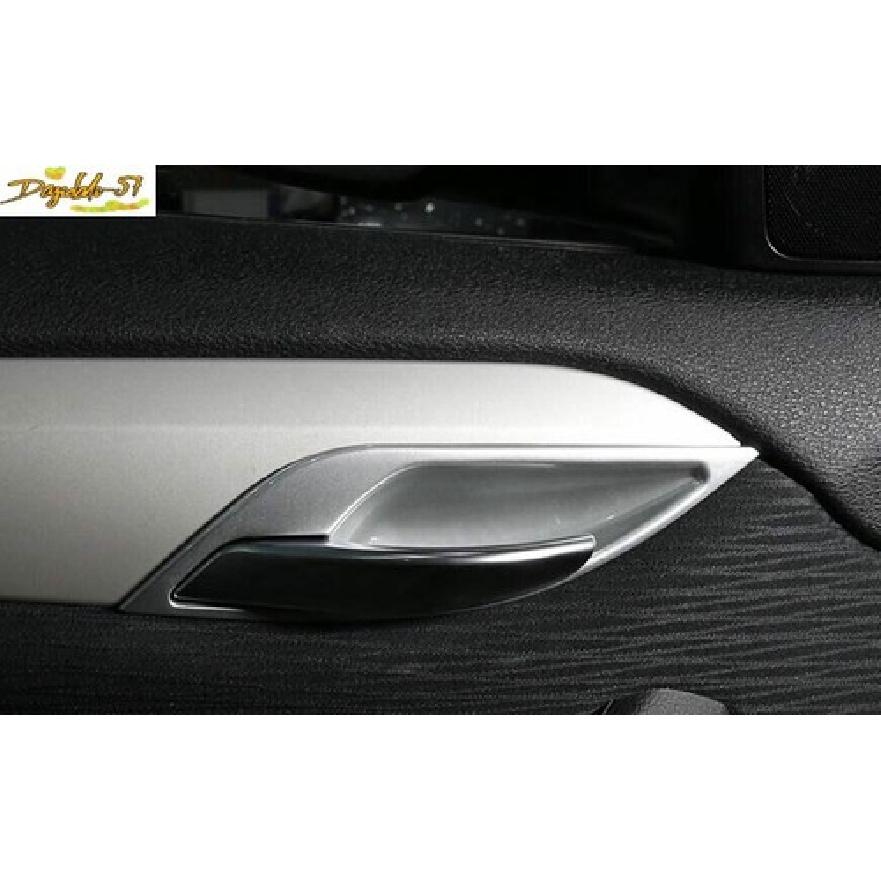 Fits For BMW X1 E84 2010-2014 2015 ABS Silver Interior Door Bowl Cover Trim 4PCS