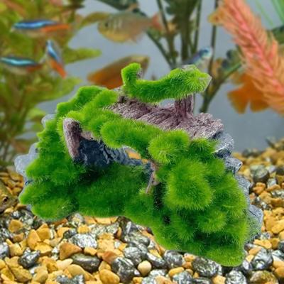 Fish Tank Decoration Rock Cave Fish Tank Landscape Ornament for Aquarium Decor Bridge Ornaments Betta Hide