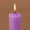 Odorless Pink & Blue Thick Wax Candles for Home Decor & Emergency Use