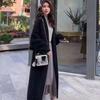 White Long Cardigan Women Winter Clothes Knitted Fluffy Long Sleeve Cashmere Sweater Coat Clotkorean Style Warm Vintage