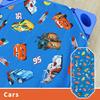 un doudou waterproof cot cover 60 x 130cm disney cars waterproof back side with rubber corners nz8265-r