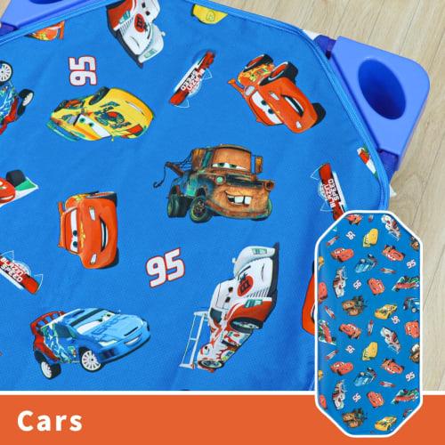 Un Doudou Waterproof Cot Cover 60 X 130cm Disney Cars Waterproof Back Side with Rubber Corners Nz8265-r