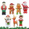 Christmas Elf Large Standing Balloon Gingerbread Man Christmas Decoration Party Supplies