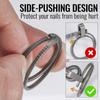 [KeyUnity] Key Ring Titanium 17.5mm/25mm/33mm 3 Pieces KA02 Carabiner Metal